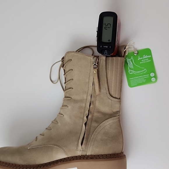 Sam Edelman Lex Sesame Lace Up Boots - Picture 13 of 17